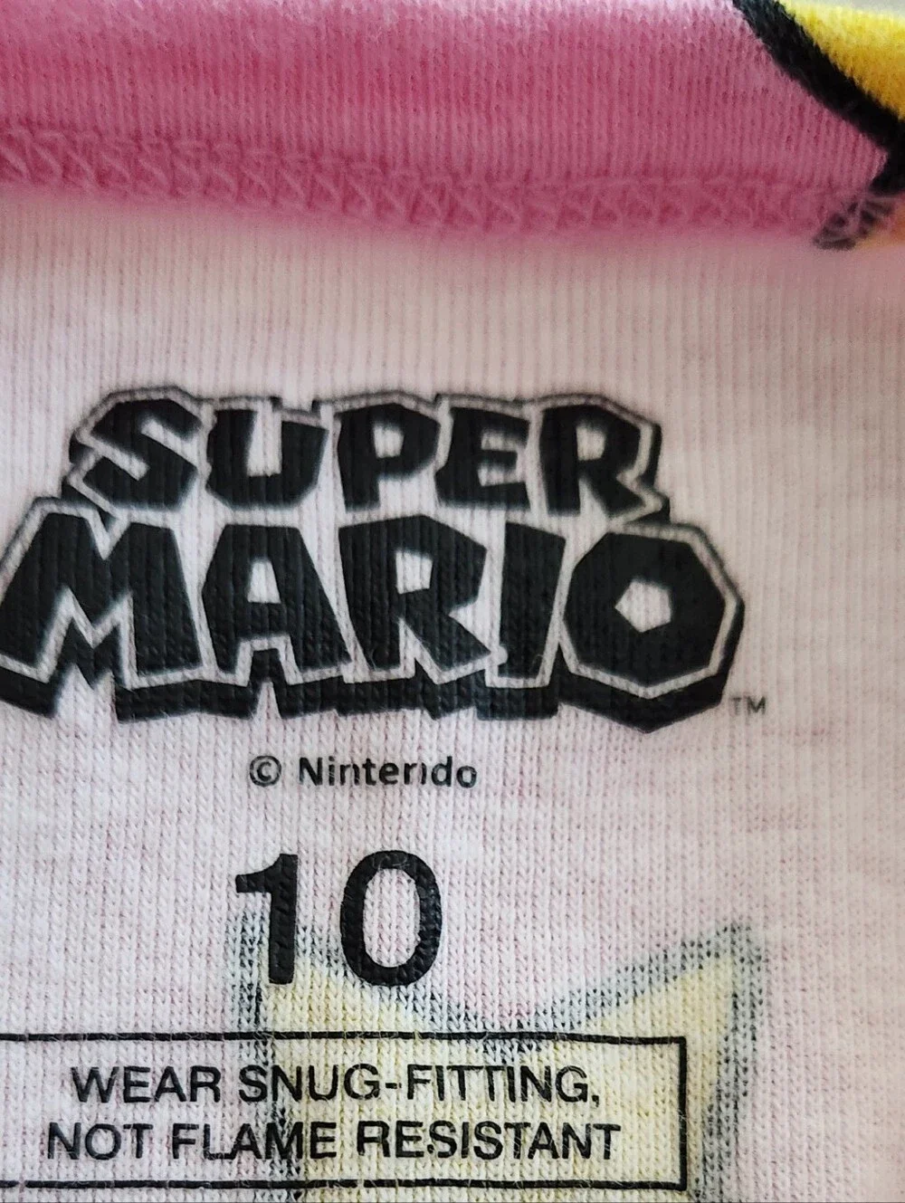 Super Mario kids pajamas set